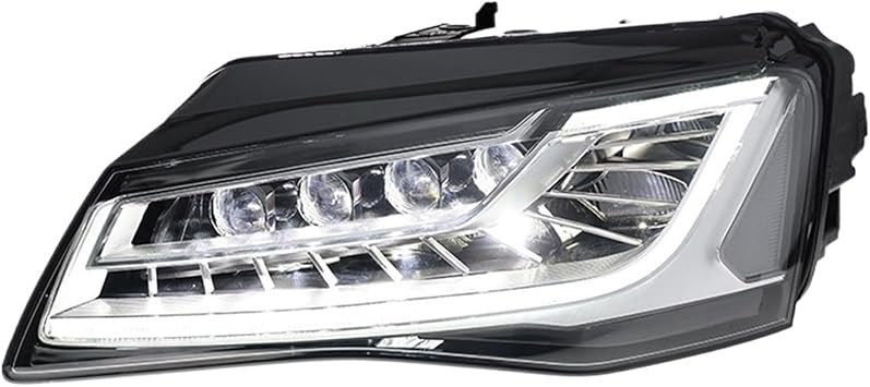 Car Accessories Head Lamp Compatible with A8 A8L Headlights 2011-2013 LED Headlight DRL Dynamic Singal High Low Beam HeadlampsFor Original AFS