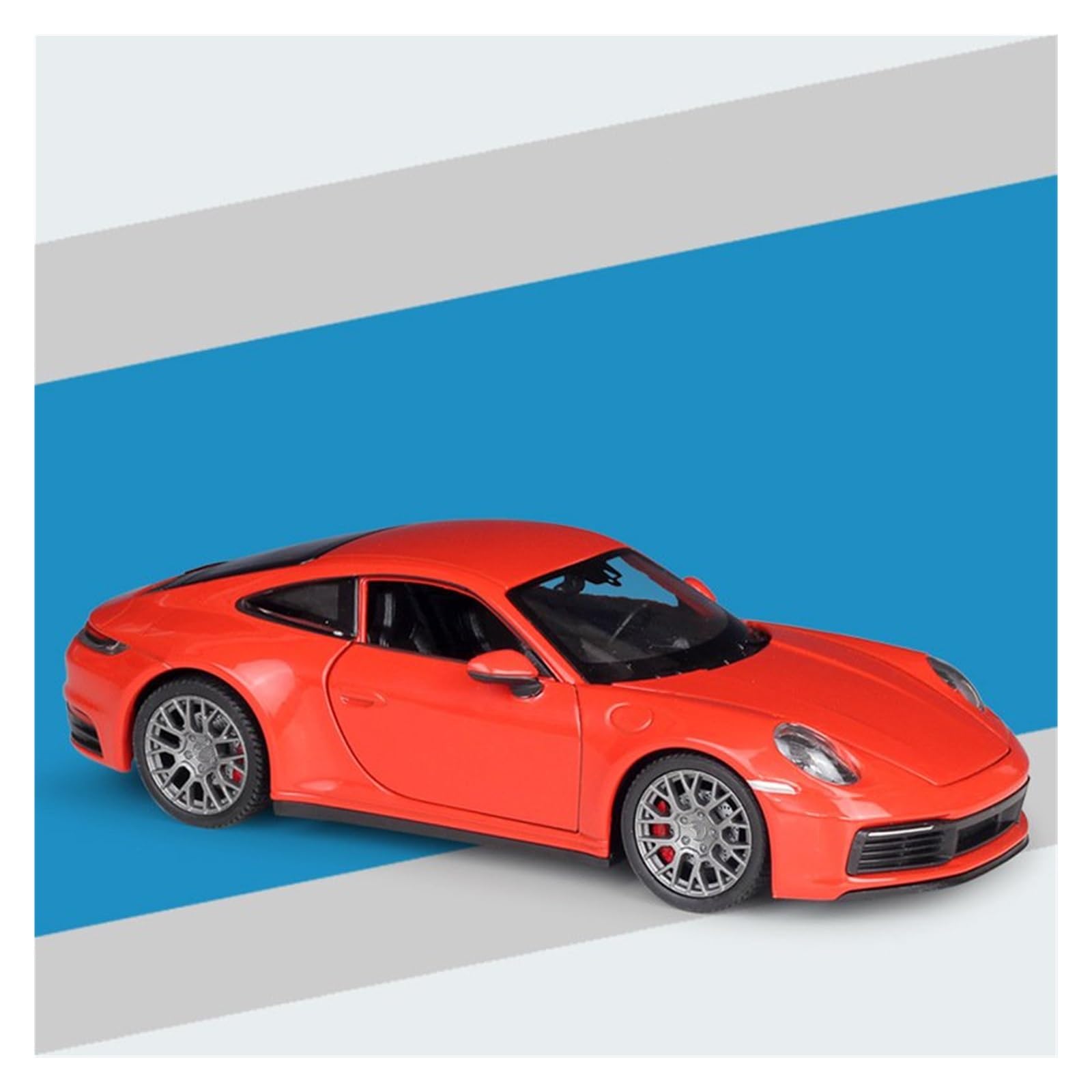 UIFCOG Die Cast Collectible Car Model 1:24 For 911 For Carrera 4S Alloy Die Casting Model Car Ornaments(Red)