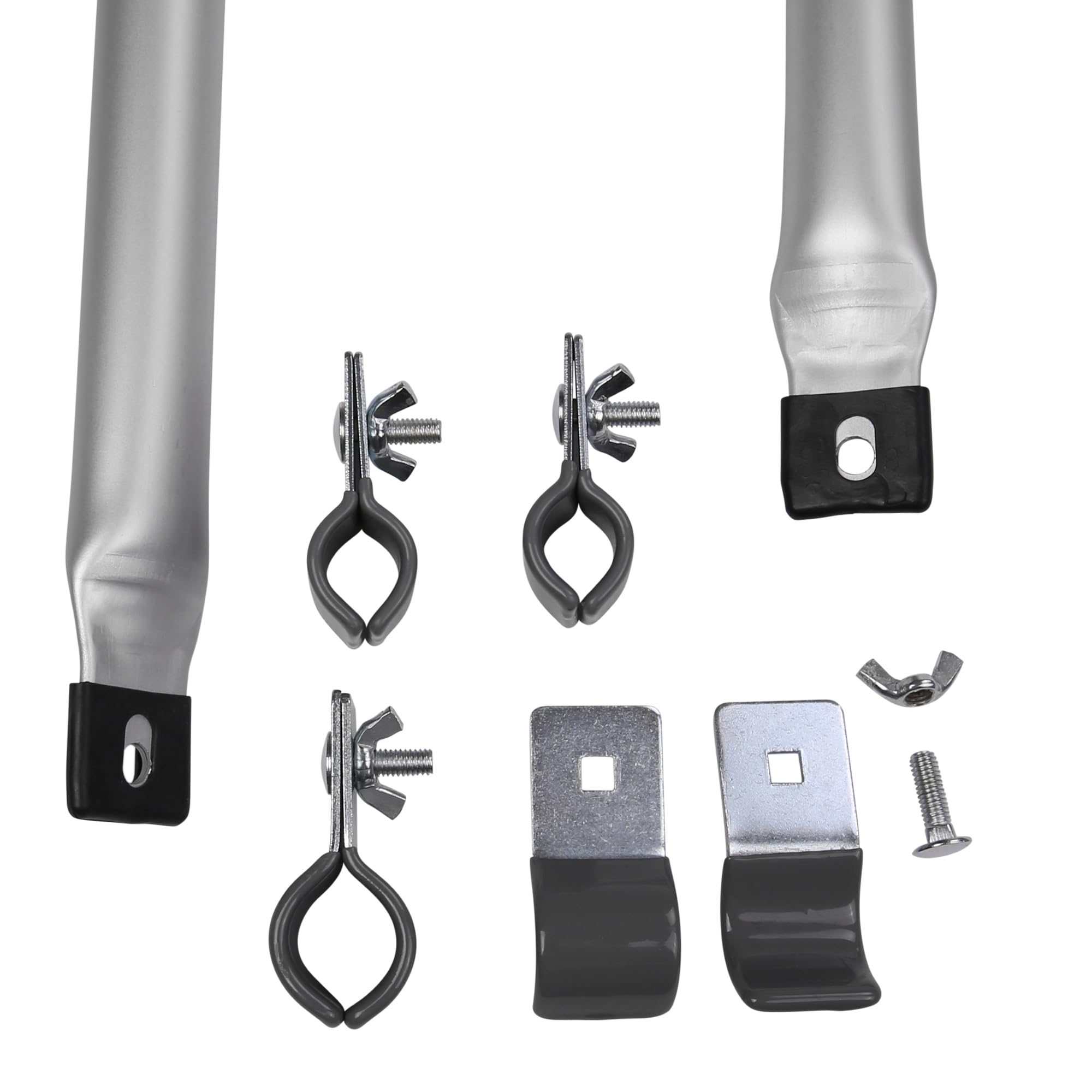 GEAR Roof Pole Set - Juego de 2 barras telescópicas con gancho para techo de aluminio (230-325 cm)
