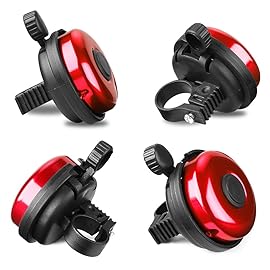 Accmor Classic Bike Bell, Aluminum Bicycle Bell, Loud Crisp Clear Sound Bicycle Bike Bell for Adults Kids