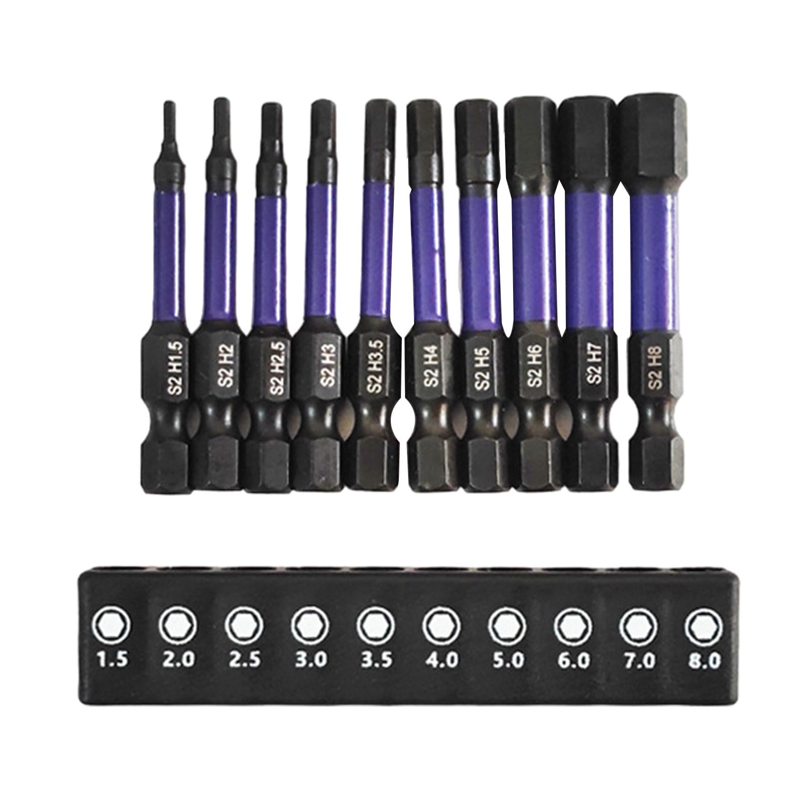 Amazon | 強力な磁石六角ドリルビット工業用鋼 1/4 