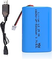 Vista 12 de Batería recargable de iones de litio de 3.7 V 5200 mAh, baterías de iones de litio de 3.7 voltios sin conector, paquete de batería recargable 18650