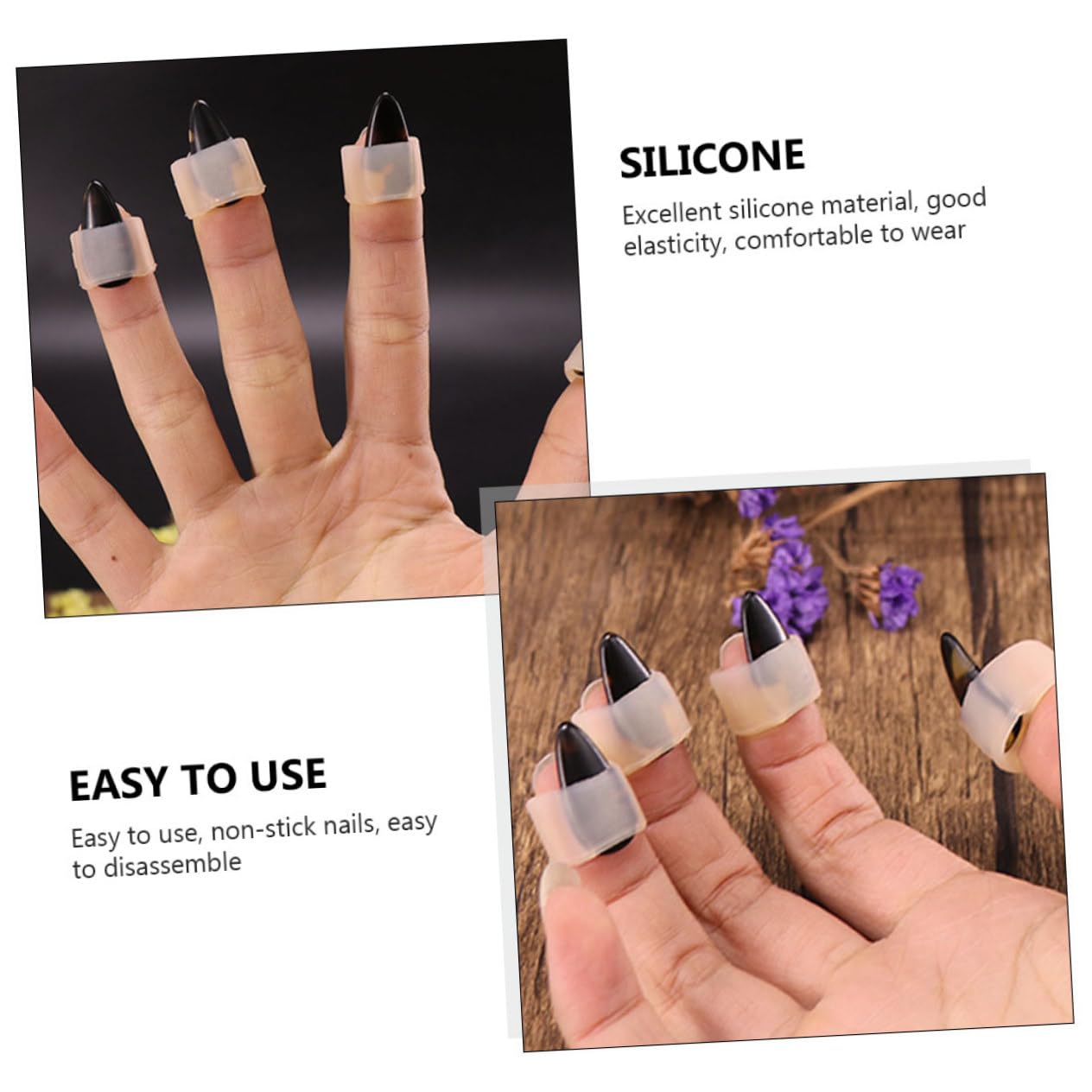 Toyvian 5st Guzheng Nagelset Fingerpicks Aus Metall Plektren Für E-gitarren Daumenpicks Aus Silikon Fingerpicks Aus Silikon Ukulelenpickel Gitarrenpicks Plektrum China Kieselgel Klein Kind