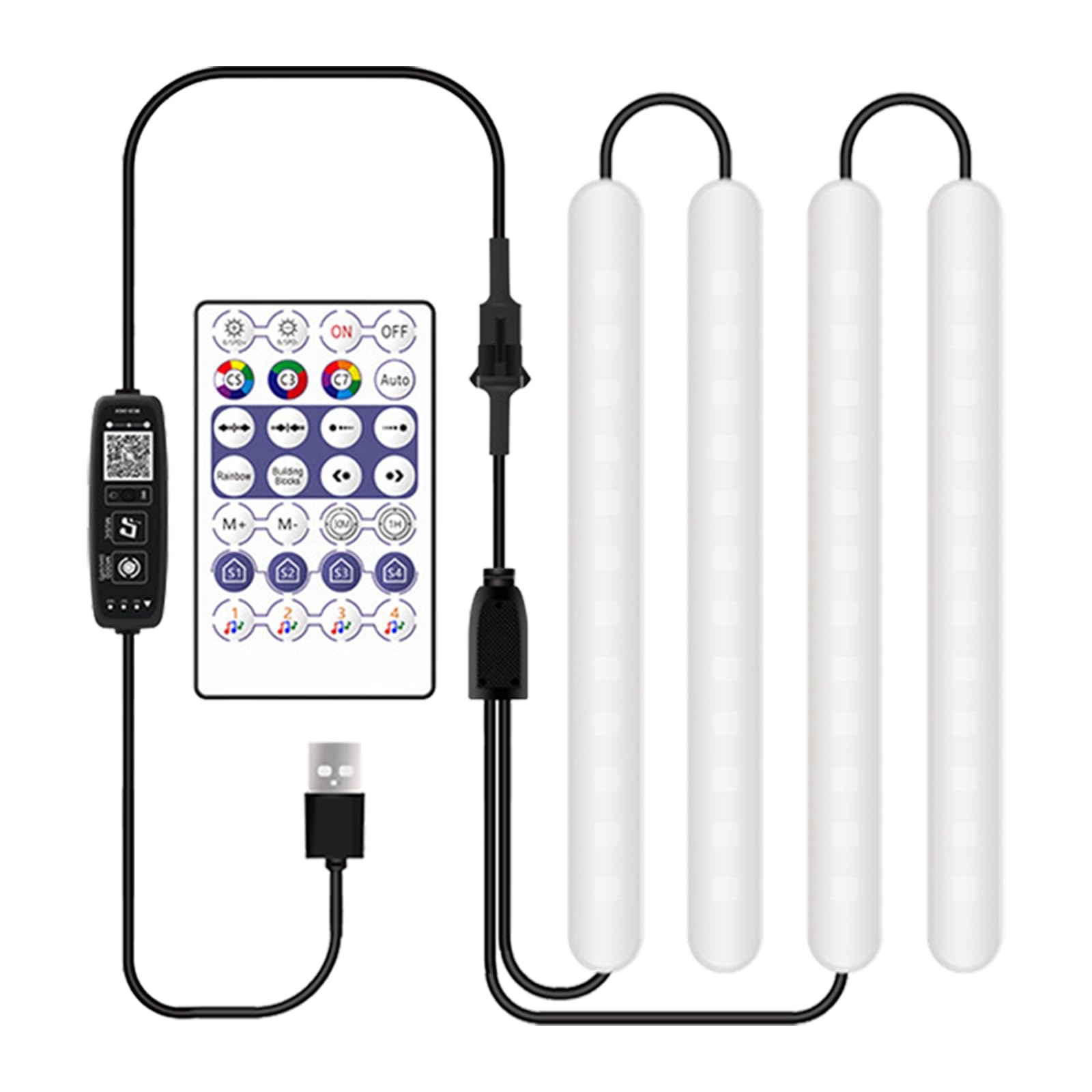 Amazon | WeCar ハリアー60系 ASU AVU ZSU6#型 車用LEDテープ LED