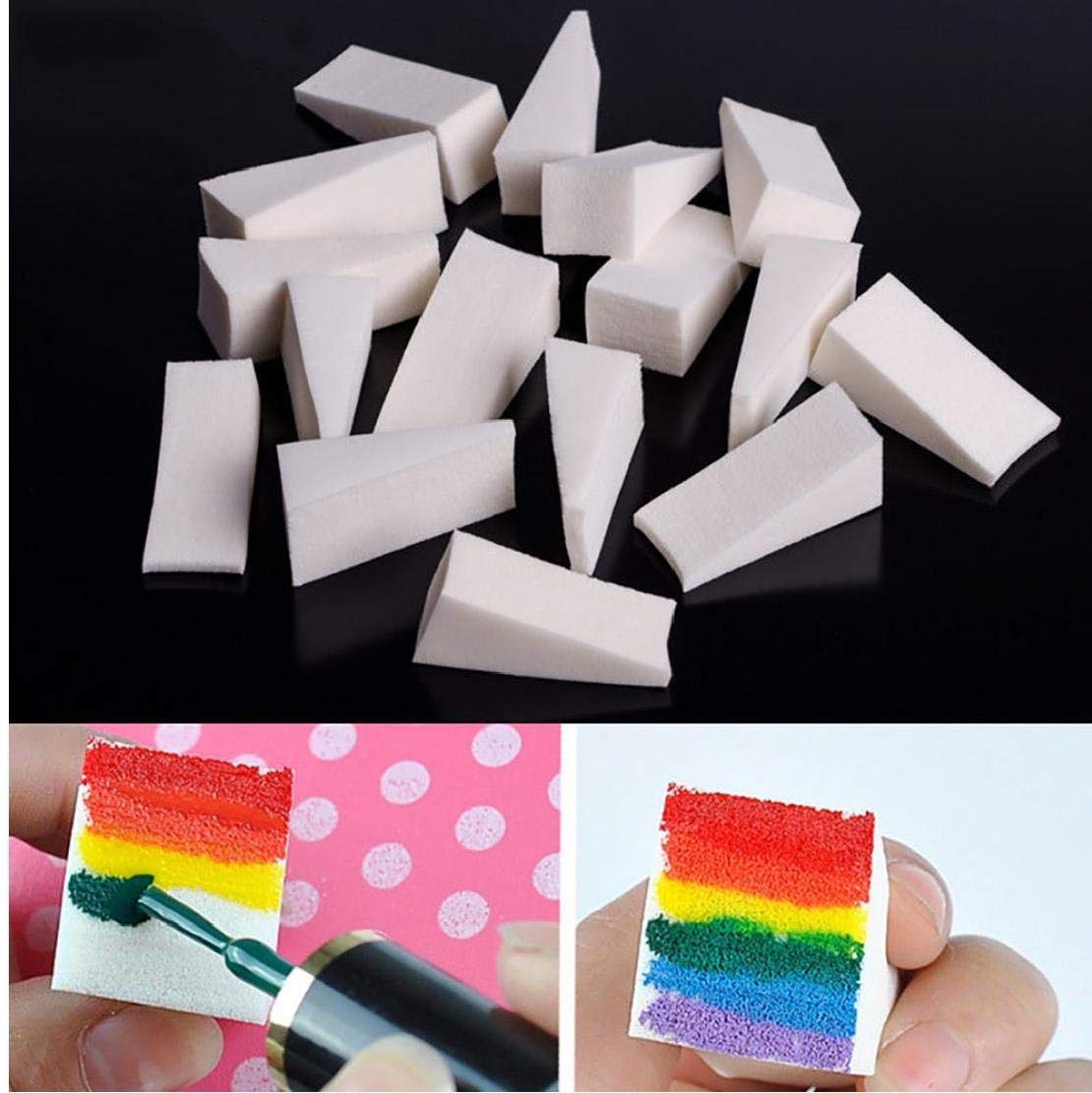 12 szt. / zestaw Nail Art Gradient miękkie gąbki do malowania blaknięcie narzędzia do manicure - polskie stemplowanie DIY narzędzia do zdobienia paznokci akcesoria