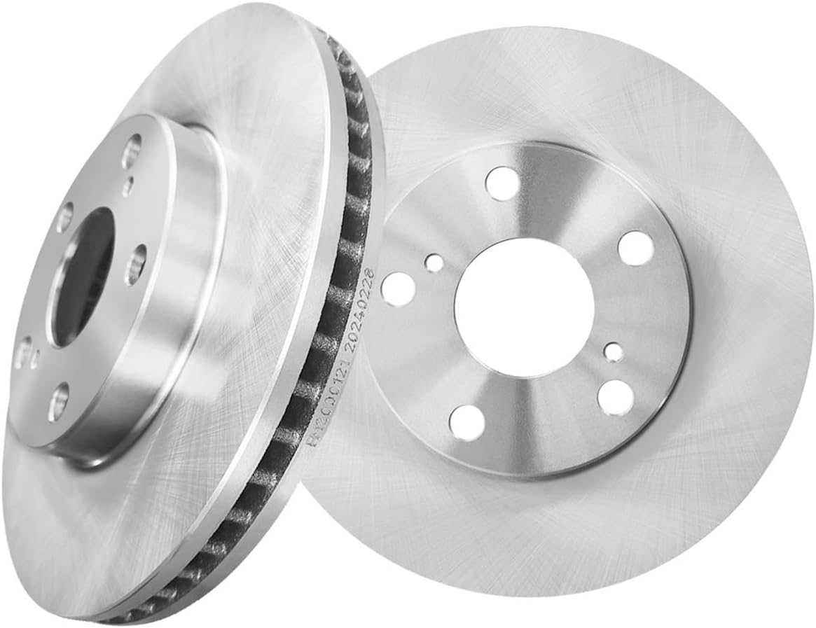 PM Auto Front 275mm Disc Brake Rotors Replacement For 1992-2006 Toyota Camry, Automotive Replacement Brake Rotors
