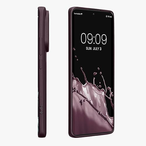 Vista 769 de kwmobile Funda compatible con Xiaomi Redmi Note 11 / Note 11S - Funda protectora de silicona TPU suave y delgada - Azul Báltico Azul (Baltic Blue)