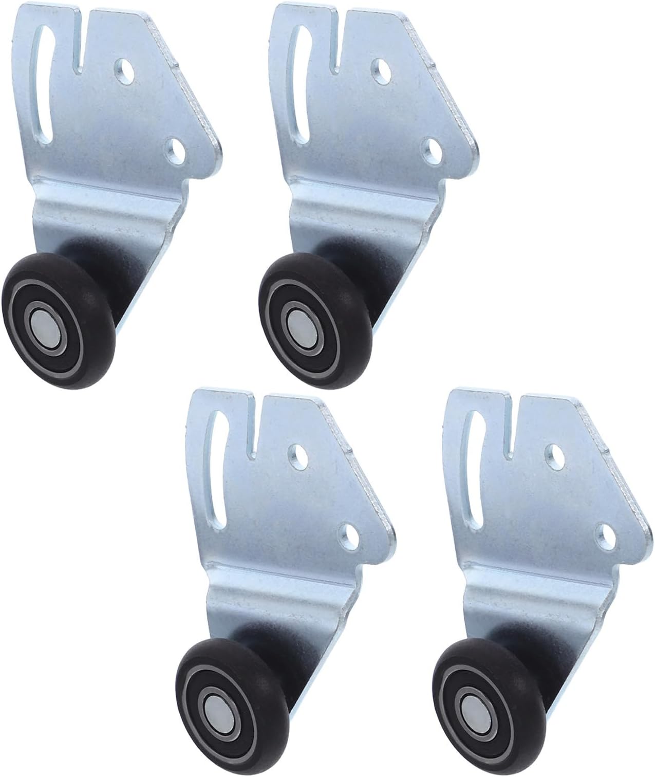 Wardrobe Sliding Door Roller Set with Pulley Wheels for Top-Hung Closet Cabinet, Sliding Door Hardware Replacement for Bedroom Wardrobes and Furniture