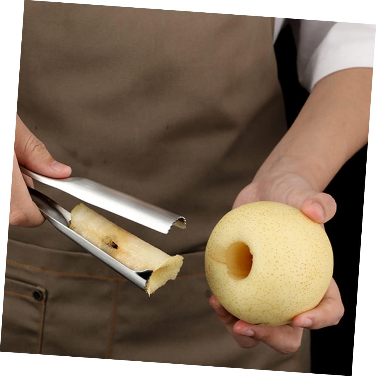 3pcs Stainless Steel Core Remover Fruit Pitter Easy to Use Kitchen Gadget Remover Opener for Home Shop