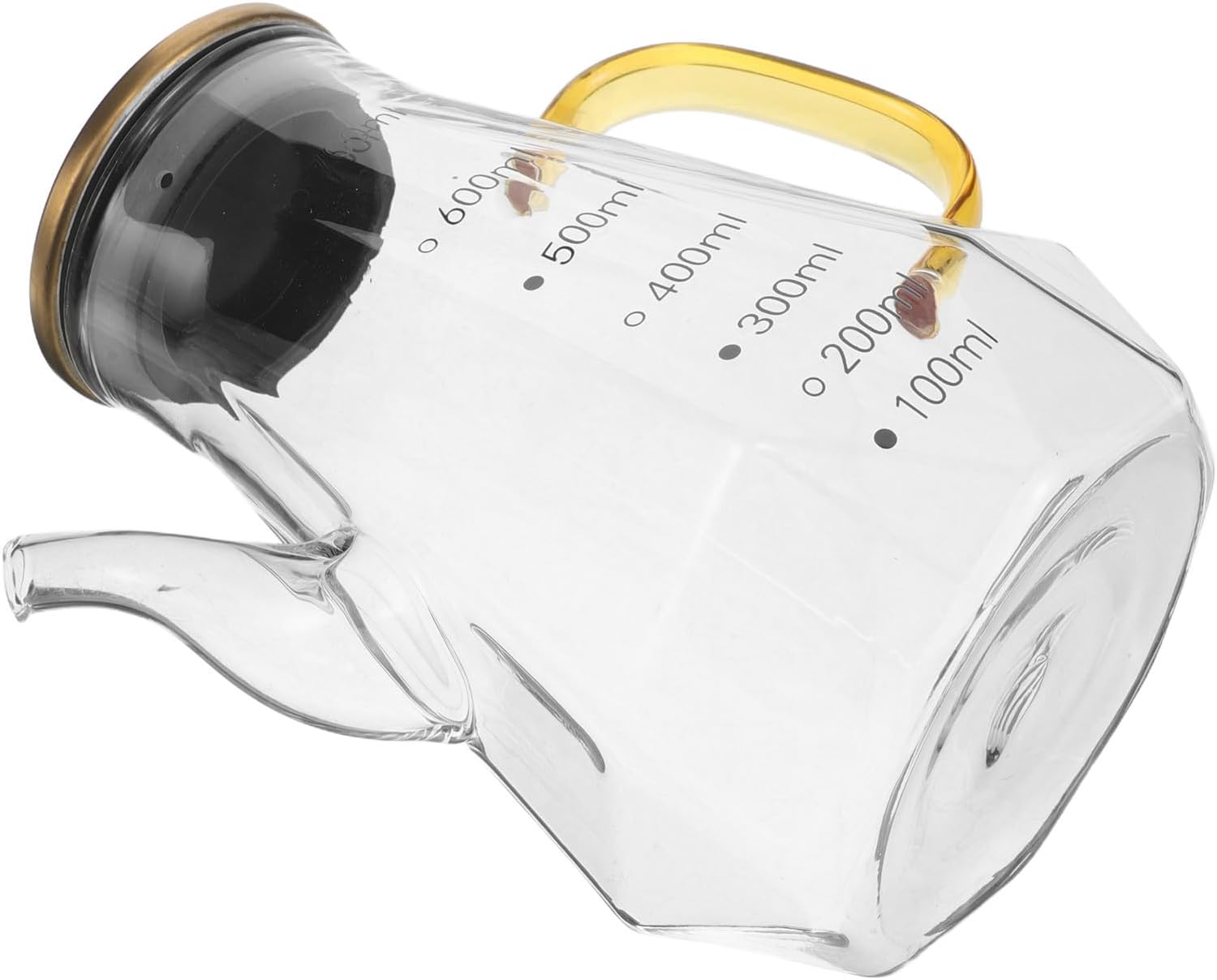 700ml Glass Vinegar and Soy Sauce Dispenser Bottle with Easy to Clean Multi-use Design, for Kitchens and Restaurants