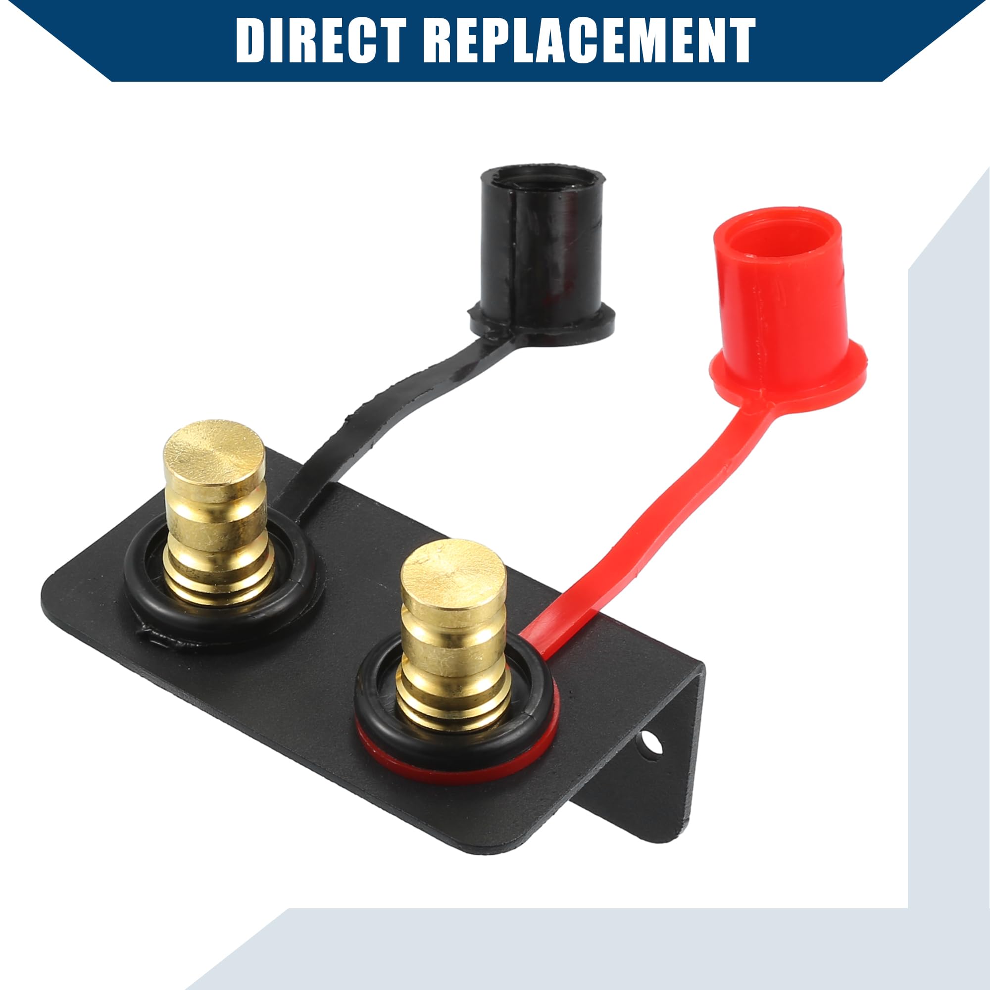 Morsetto Per Batteria Con Staffa 1 Set Per Auto Resistente | Colori: Nero, Rosso, Argento, Oro. Materiale: Gomma, Plastica, Metallo. Dimensioni: 30Mm. Adatto A Pickup, Suv, Camper.