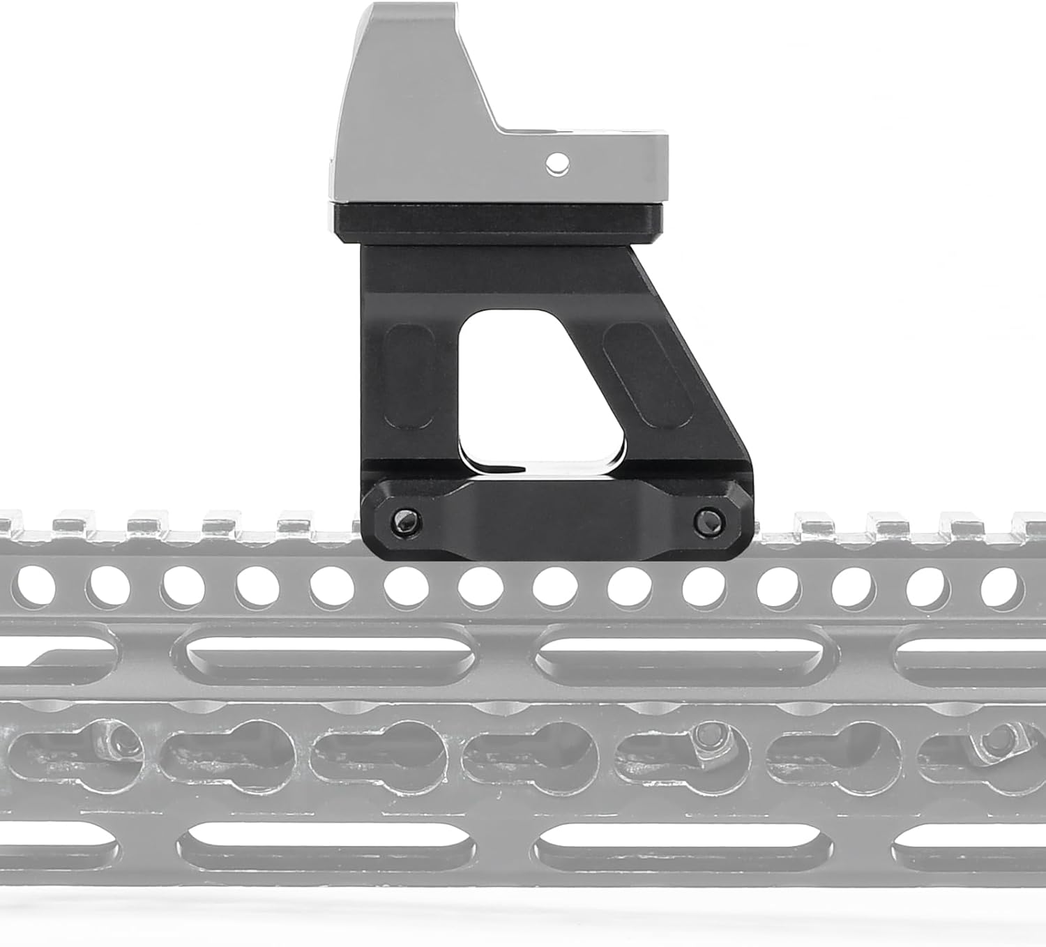 Picatinny Riser Mount Optics Scope Riser Mount Kit, 1.69" Red Dot Riser Mount for RMR Red Dot Sight, Fit for 20mm Picatinny Rail