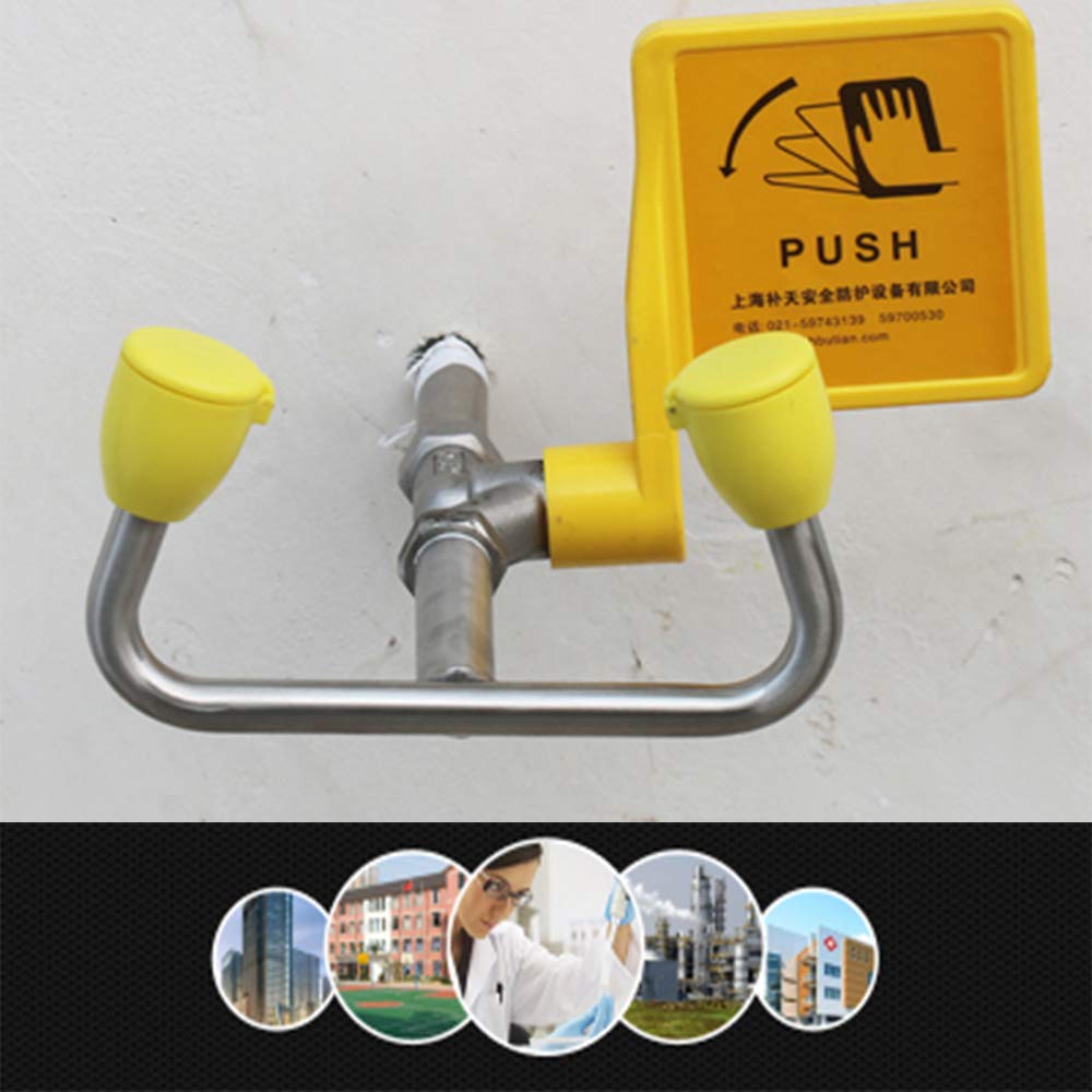 CGOLDENWALL Simple Eyewash Station Emergency Eye Wash Station Water