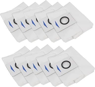 10 pack Replacement Vacuum Cleaner Filter Bags Compatible with ECOVACS DEEBOT X1 OMNI Turbo T10 T20 Robot Vacuum Cleaner...
