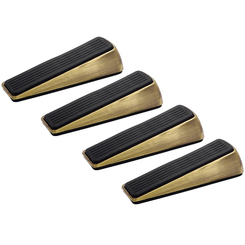 Zhanggl E Door Stop Stopper Holder Hom Non-Slip Rubber Fixing,Kitchen Simpl Zinc Alloy Splicing,Keep Th Open