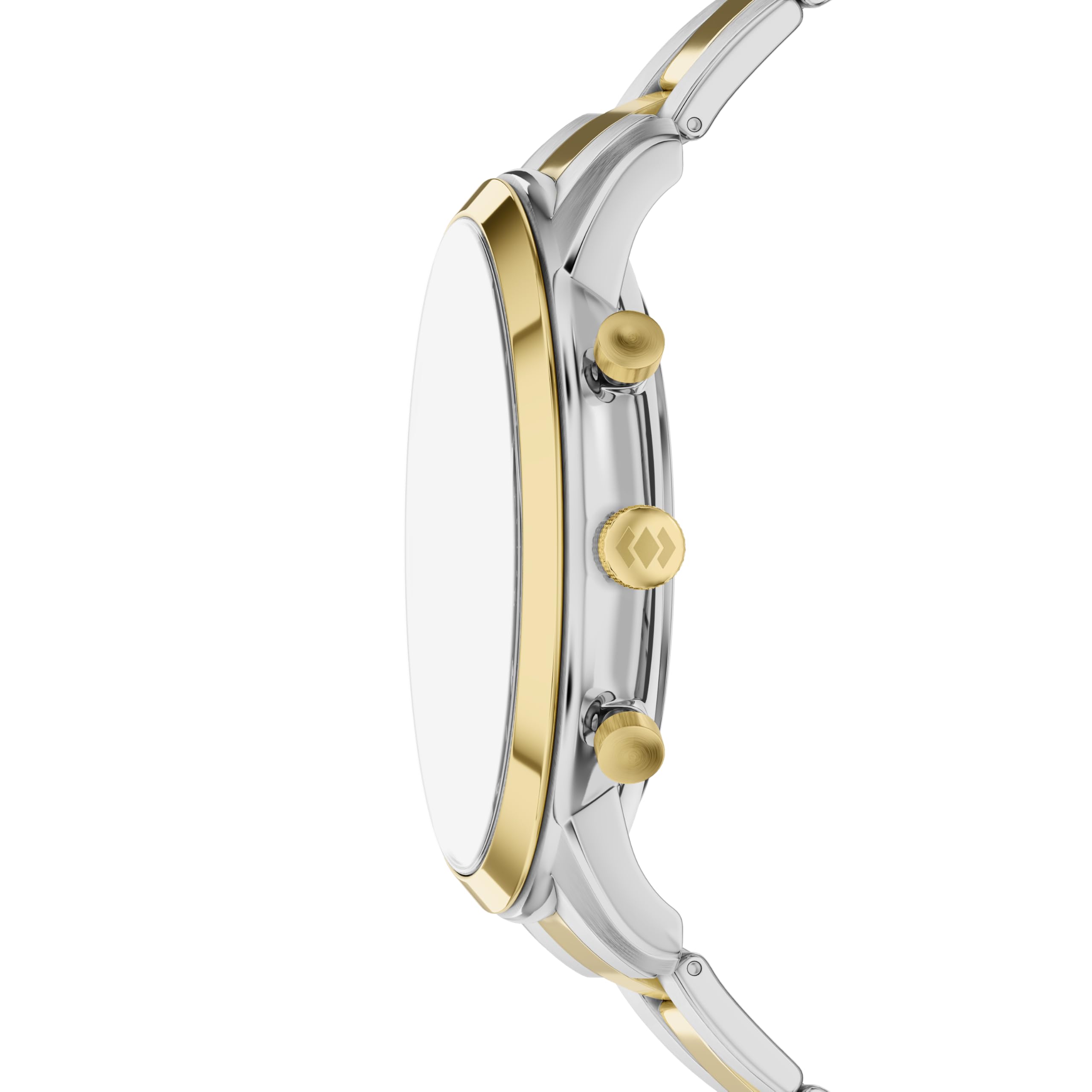 Fossil Neutra Uomo Orologio in acciaio inossidabile color argento 44MM, FS6189