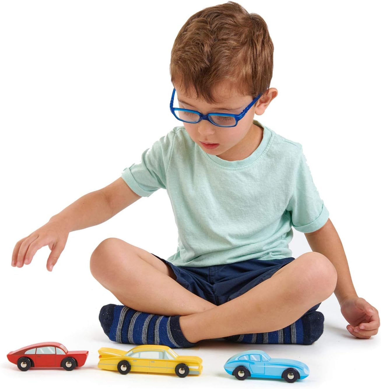 Tender Leaf Toys - Retro Cars - Three Vintage Solid Wood Super Car Set Made with Premium Quality Materials - Encourages Imaginative Roleplay and Develops Fine Motor Skills for Children 3+ - Image 5