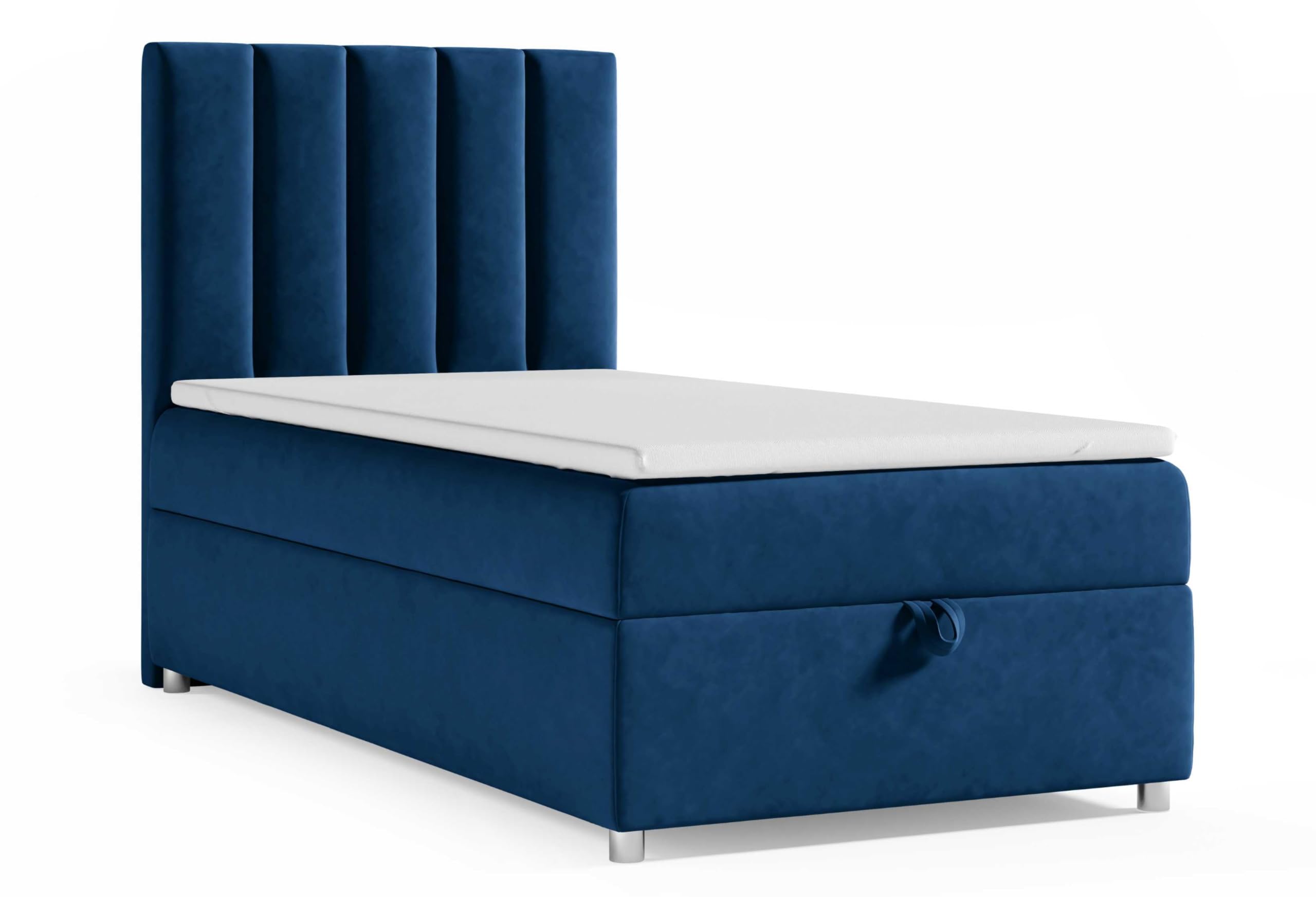 Trinity K10 Einzelbett Boxspringbett | Trinity K-10 Einzelbett Boxspringbett mit Bonell Federkernmatratze