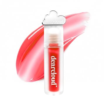 dearcloud Jelly Wave Lush Lip Oil Tinted Lip Gloss and Lip Gloss for Women - Korean skincare essential Lip Oil for Women with Collagen - Fairy 0.13 oz