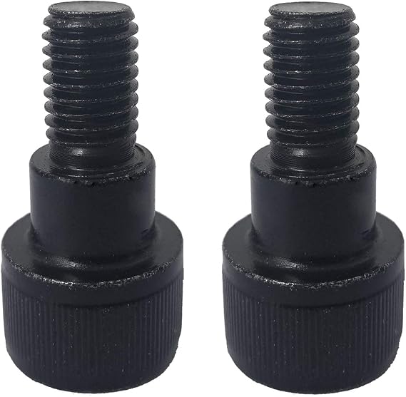 Hex socket Replacement Bolts Barbell Screw for Olympic Bars 2-Piece (14mm Hexagon socket)