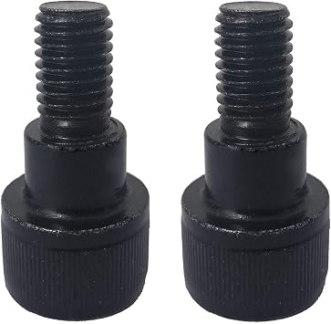Hex socket Replacement Bolts Barbell Screw for Olympic Bars 2-Piece (14mm Hexagon socket)