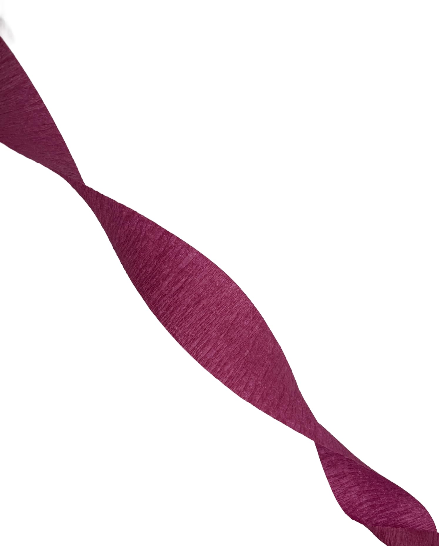 (2 rollos, ciruela cabernet) – Rollos de papel crepé edición especial para fiestas (cabernet ciruela, 2 rollos), 44 m en total, fabricado en Estados Unidos