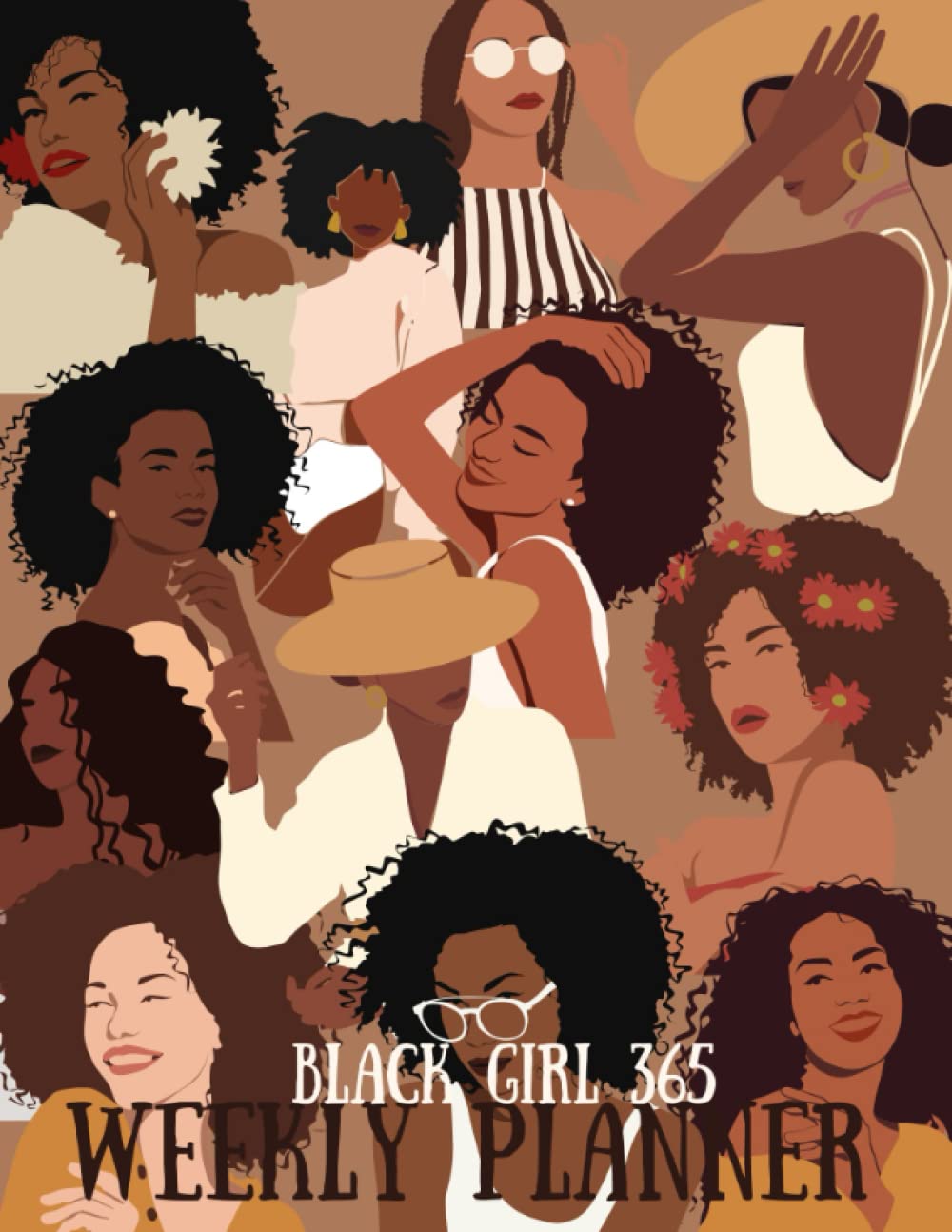 Black Girl 365 Weekly Planner