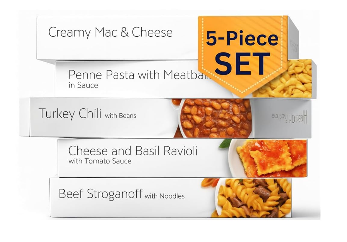 HMR Variety Entrée Packs |Pre-packaged Lunch or Dinner to Support Weight Loss| Ready to Eat Meals |10-20 grams of Protein per Entrée | Low Calorie Food | 7-8oz Servings per Meal (8 Ounce (Pack of 17))