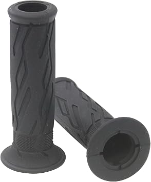 Motorcycle Handlebar Grips Kits Compatible with Suzuki GSXR 600 750 1000 GSX-R1300 DL650 1000 GSF650 1250 GSR750 GSX1300B B-King SFV650 AN650 Motorcycle Rubber Handle Grips