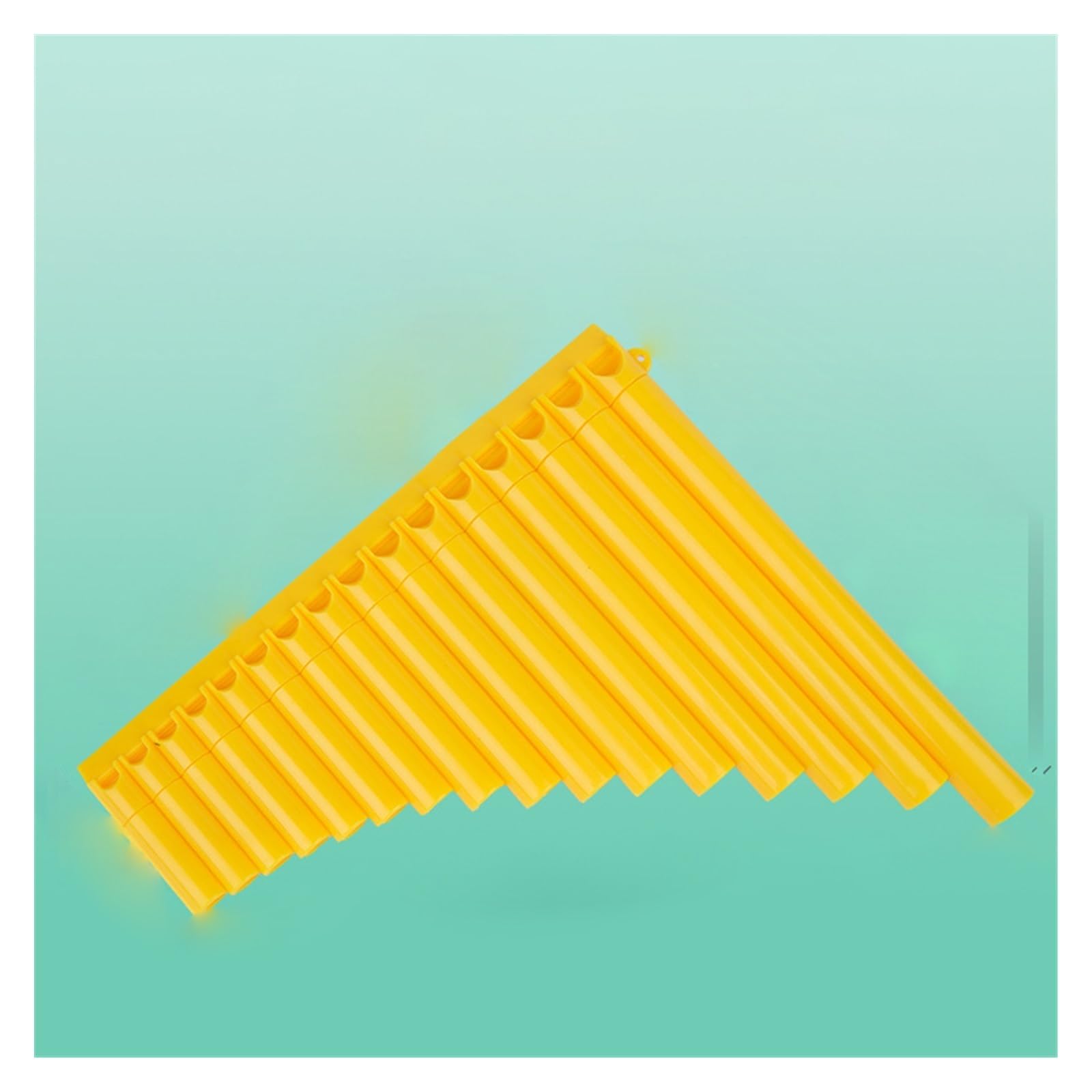 Panflöte Panflöte lernen 18-Pfeifen Spezial-Einsteiger-Panflöte C-gestimmtes Blasinstrument(Yellow)