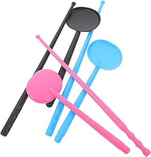 Baluue Eye Cup 2 Sets Eye Shield Test Eye Occluder Handheld Plastic Eye Occluder Black Blindfold Black Eye Mask Tools