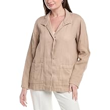 EILEEN FISHER Stand Collar Jacket
