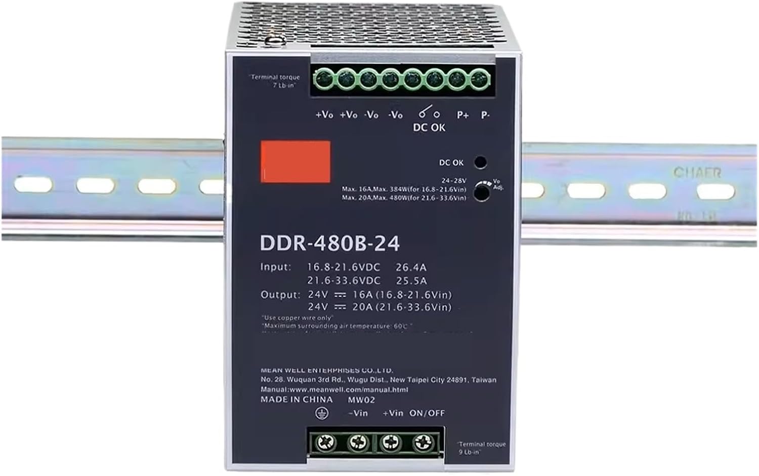 DDR-480B-12 DDR-480B-24 DDR-480B-48 DDR-480C-12 DDR-480C-24 DDR-480C-48 DDR-480D-12 DDR-480D-24 DDR-480D-48 Power Supply(DDR-480D-48)