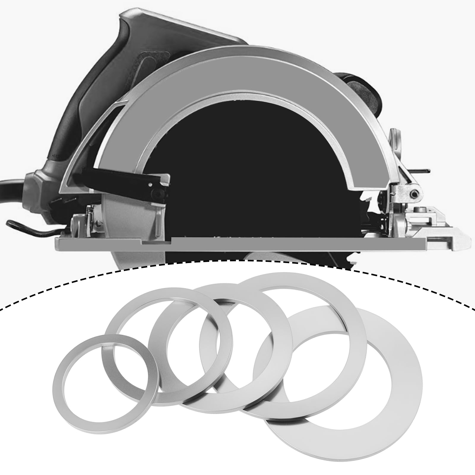 Image secondaire de Lot de 20 Bagues de Lame de Scie en Acier Inoxydable - LT Easiyl