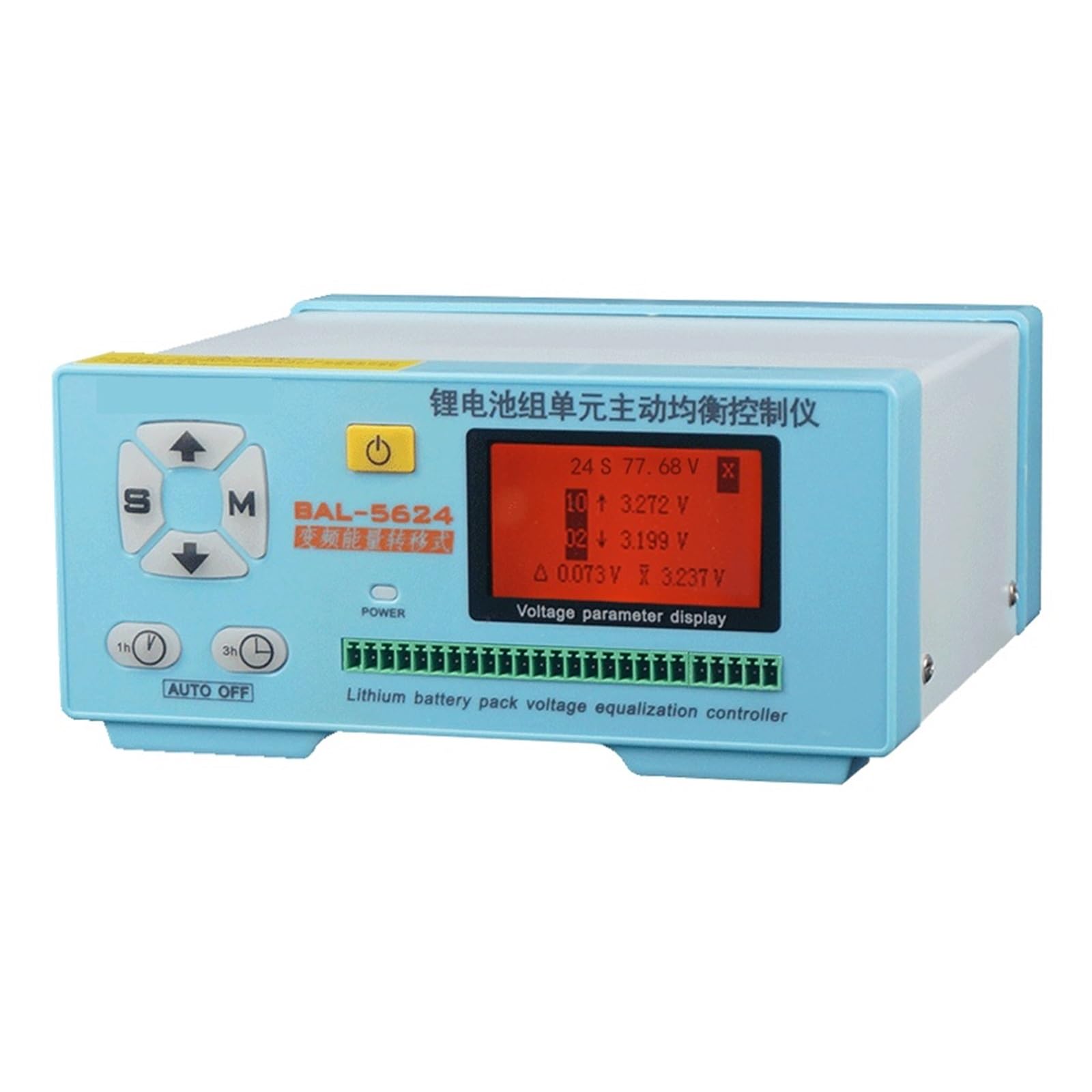 Tester Batteria, 5624 2S-24S Li Lithium Battery Pack Capacity Repair 5A Current Battery Voltage Balancer