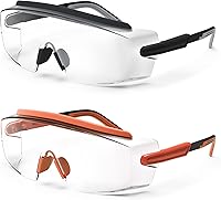 Vista 13 de Gafas de seguridad antivaho Gafas de seguridad sobre gafas protectoras con lentes antiarañazos ajustables