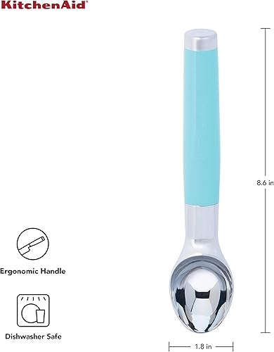 Miniatura 2 de KitchenAid Cuchara de helado clásica, 8.6 pulgadas, Aqua Sky