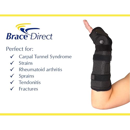 Miniatura 4 de Brace Direct ROM Range of Motion - Muñequera universal para muñeca y brazo antebrazo, alivio del dolor de tendinitis del túnel carpiano