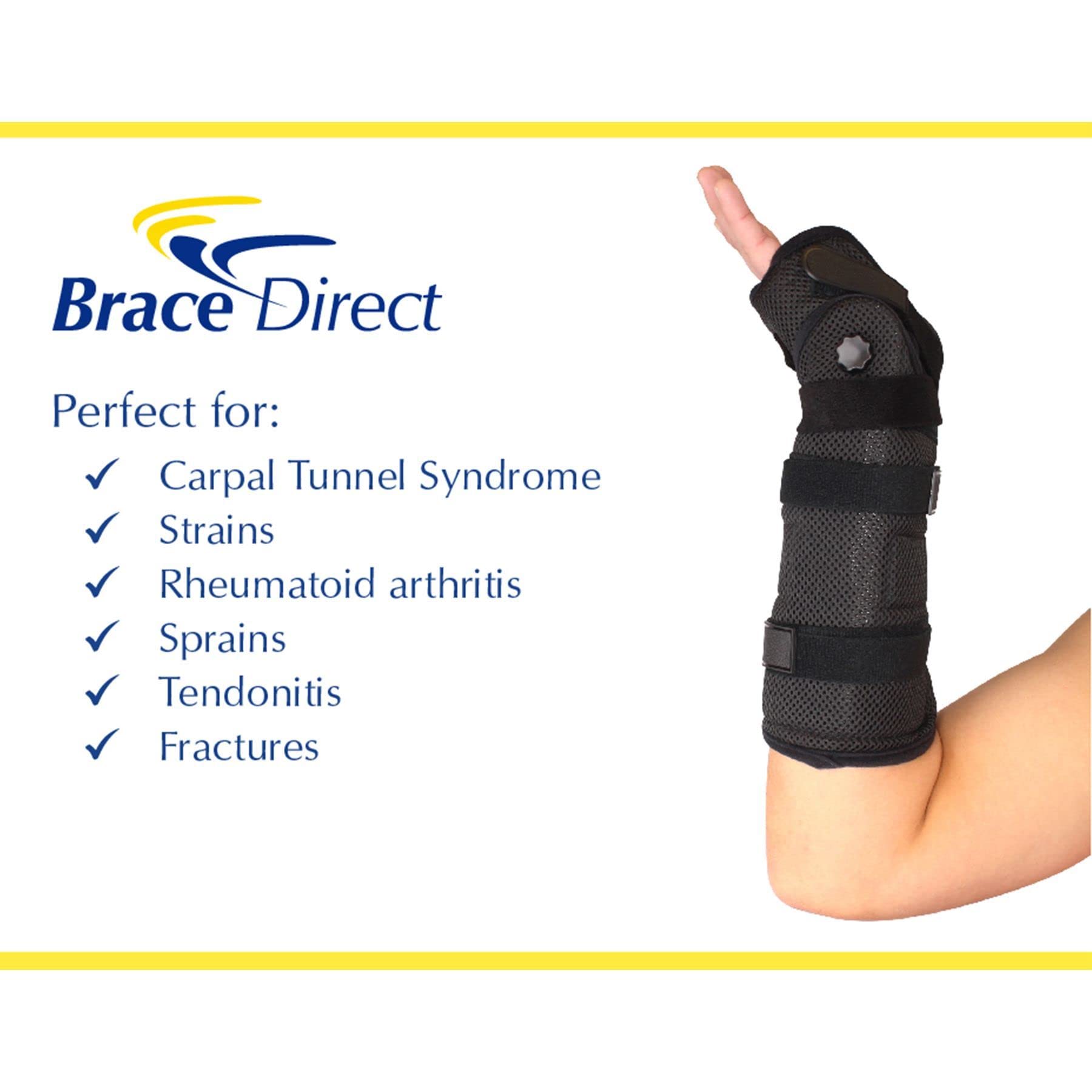 Brace Direct ROM Range of Motion - Muñequera universal para soporte de muñeca y brazo, alivio del dolor de tendinitis del túnel carpiano