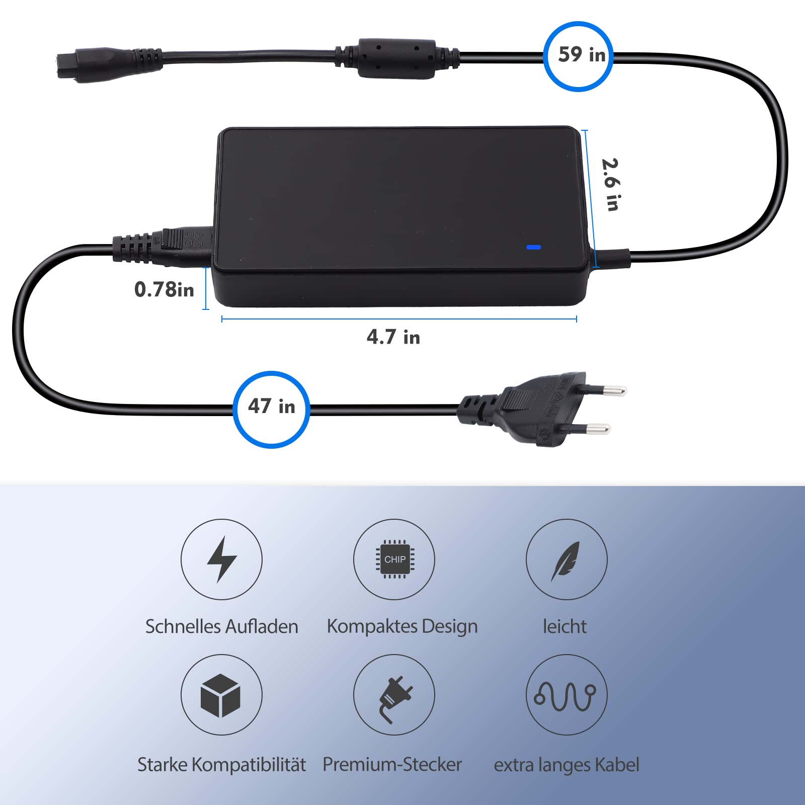 Chargeur Secteur 90W Pour Dell Inspiron 14, 15, 17 - Modèles 3465, 7773, 5579 - Neuf - Marque NOTE-X