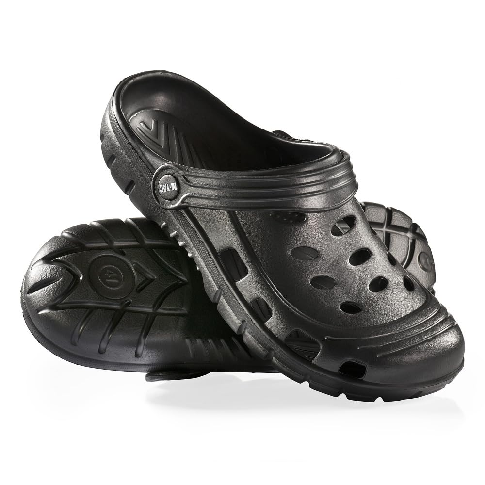 M-Tac Hausschuhe EVA Clogs Hausschuhe Gartenschuhe (Black, Unijne rozmiary obuwia, Dla dorosłych, Dla meżczyzn, Tabela rozmiarów, Średnia, 46)