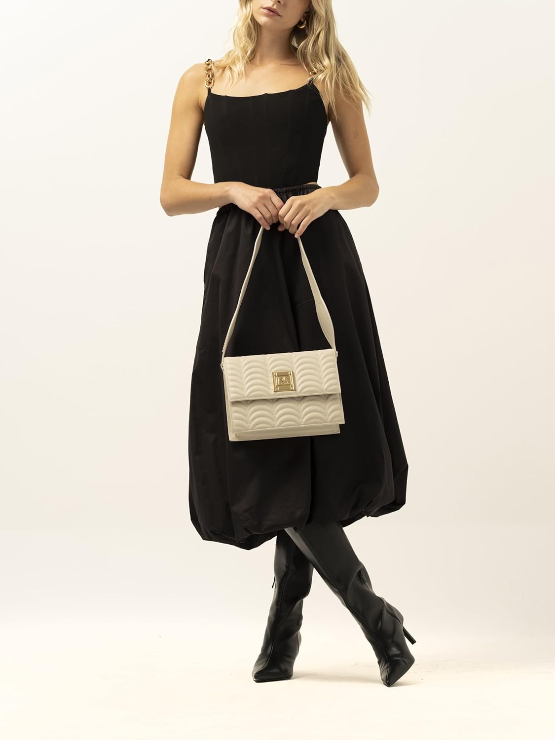 QUEEN'S N°1 Vegan Leather Shoulder Clutch Satchel Designer Bag Medium Evening Casual Party Work Women Handbag - Image 2