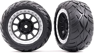 Traxxas Tire and Wheels Satin Chrome 2.2 Inch Alias Tire 2478G