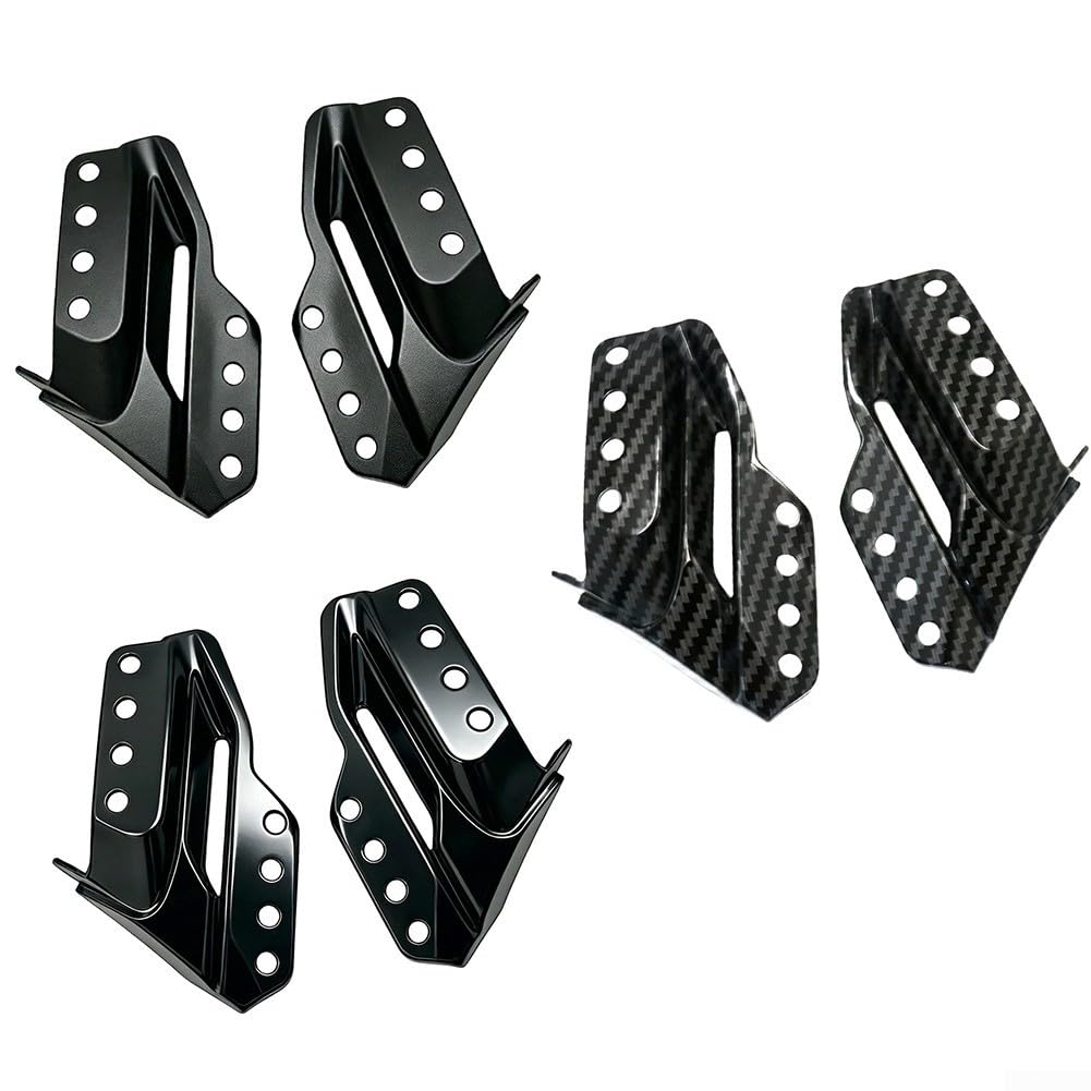 GLOBALHUT Copertura Frontale Collegamento Nero Opaco per Moto(Matte Black)