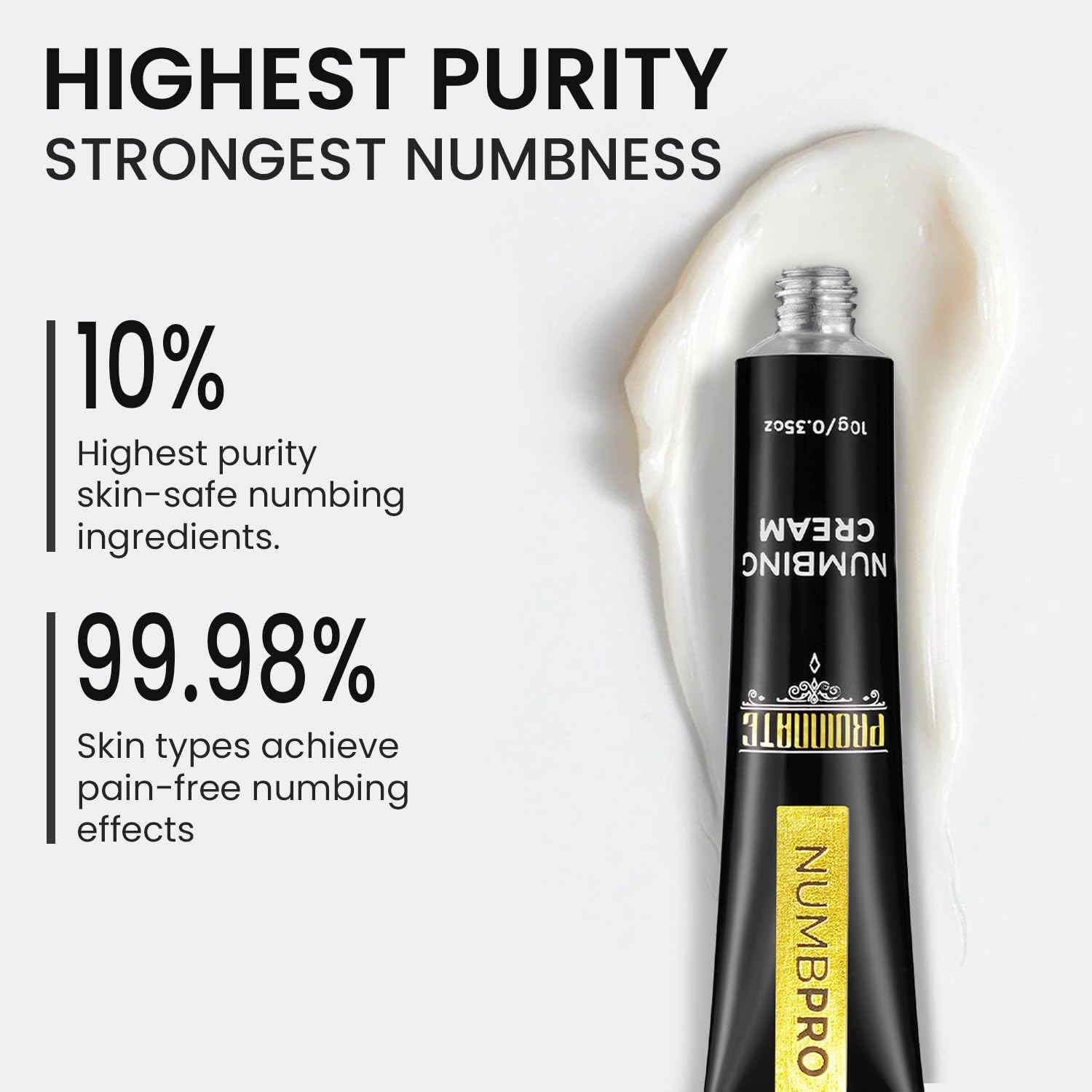 Pro Numbing Cream, Max Strength Relief from Burning, itching, and discomfort, Reduces Soreness in Local and anorectal Areas 3x10g - Image 3