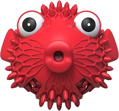 Miniatura 8 de Juguete para perros para masticadores agresivos, juguetes resistentes de goma natural con papel chirriante y arrugado, juguetes duraderos para