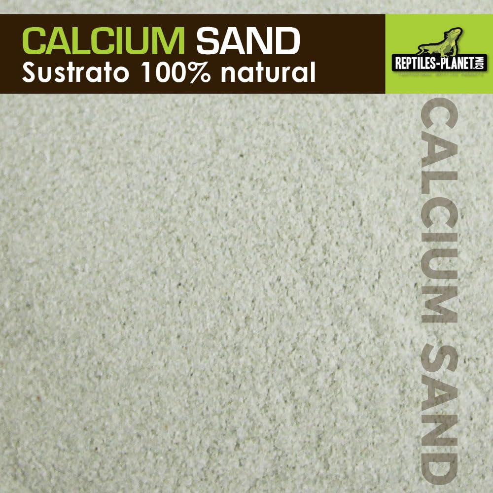 Reptiles Planet - Calcium Sand Sechura Natural - Sustrato de Arena de Calcio para Terrario - 5 kg