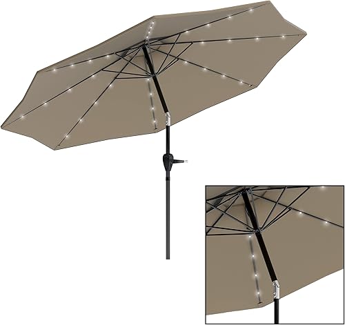 Miniatura 4 de Pure Garden Patio Umbrella with Lights