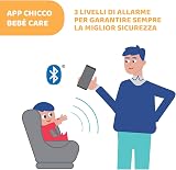Chicco Bebècare Easy-Tech Dispositivo Anti Abbandono Universale Per Seggiolino Auto, Bianco Blu, ‎16 x 11 x 2.5 cm, 60 grammi - 6