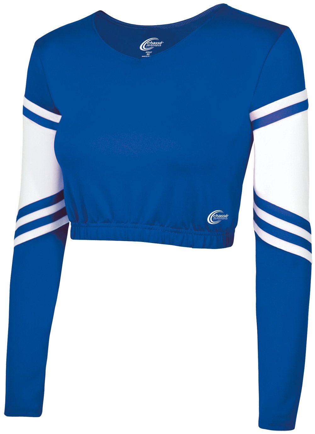 chassé Girls' Performance Classic Bodyliner Royal/White Youth Large